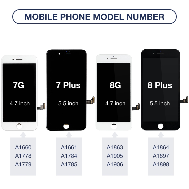 Màn hình LCD iPhone 7/8/Plus/SE 2020/2022 7P 8P 8G thay thế, bộ cảm ứng, màn hình đã kiểm tra | BigBuy360 - bigbuy360.vn