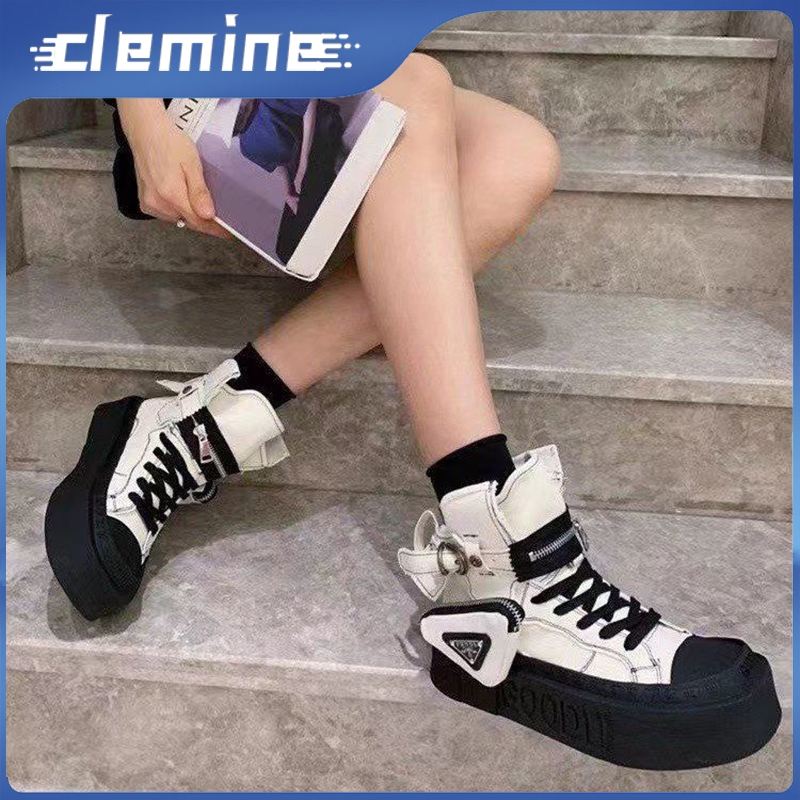 Giày denim Cổ Cao Thiết Kế Xẻ Rách Thời Trang Cho Nữ | Shopee Việt Nam