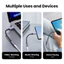 Ugrren USB Type C sang 3.5mm Nữ Tai Nghe Jack Adapter USB C sang Aux Dây Cáp Âm Thanh DAC Chip Cho Samsung S22 Ultra / S21, Xiaomi 11