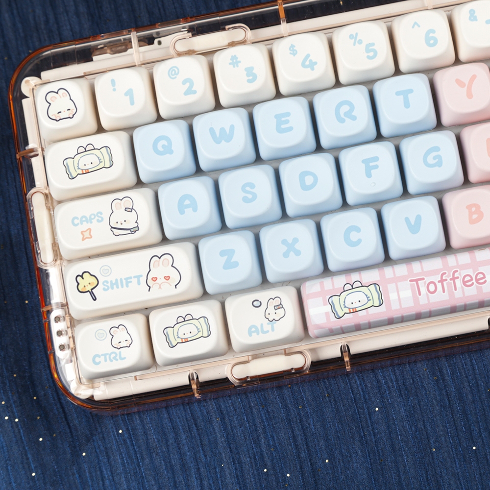 Toffee keycaps MOA profile DyeSublimation PBT keycap 139keys Shopee