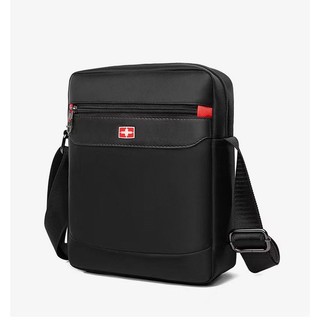 Swiss Túi Đeo Chéo nylon Chống Thấm Nước Phong Cách Doanh Nhân Thời Trang Cho Nam
