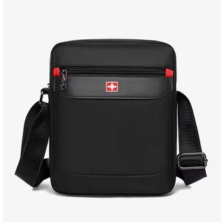Swiss Túi Đeo Chéo nylon Chống Thấm Nước Phong Cách Doanh Nhân Thời Trang Cho Nam