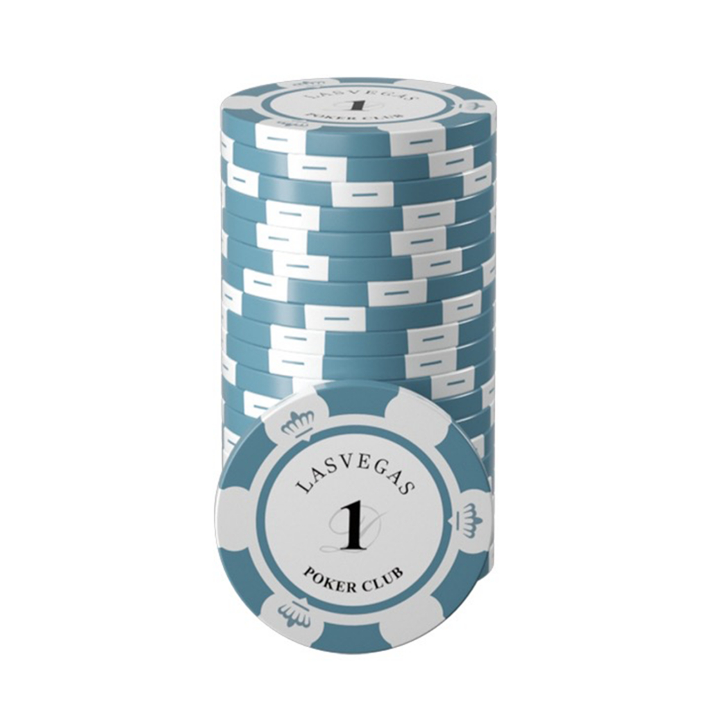 Las Vegas Chip poker có số ( phỉnh poker ) dòng Vương niệm loại cao cấp