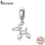 Bamoer Mặt Dây Chuyền Bạc 925 Hình Chú Chó Đáng Yêu SCC2159