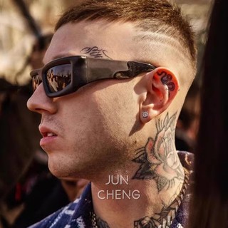 Cyberpunk Tech Sense Y2k Kính râm vuông và Spice Girls Kính râm Hip Hop cá tính dành cho nam và nữ