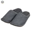 Phong cách Nhật Bản Muji / Dép đi trong nhà bằng vải / Dép Cotton dày lót lông cừu / Dép xỏ đầu lớn Jacquard màu trơn / Chống trượt S