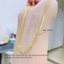 Dây chuyền trơn làm bằng titan cao cấp không gỉ mạ vàng 24k thiết kế nhiều kiểu dáng thời trang trẻ trung dành cho nữ