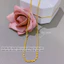 Dây chuyền trơn làm bằng titan cao cấp không gỉ mạ vàng 24k thiết kế nhiều kiểu dáng thời trang trẻ trung dành cho nữ