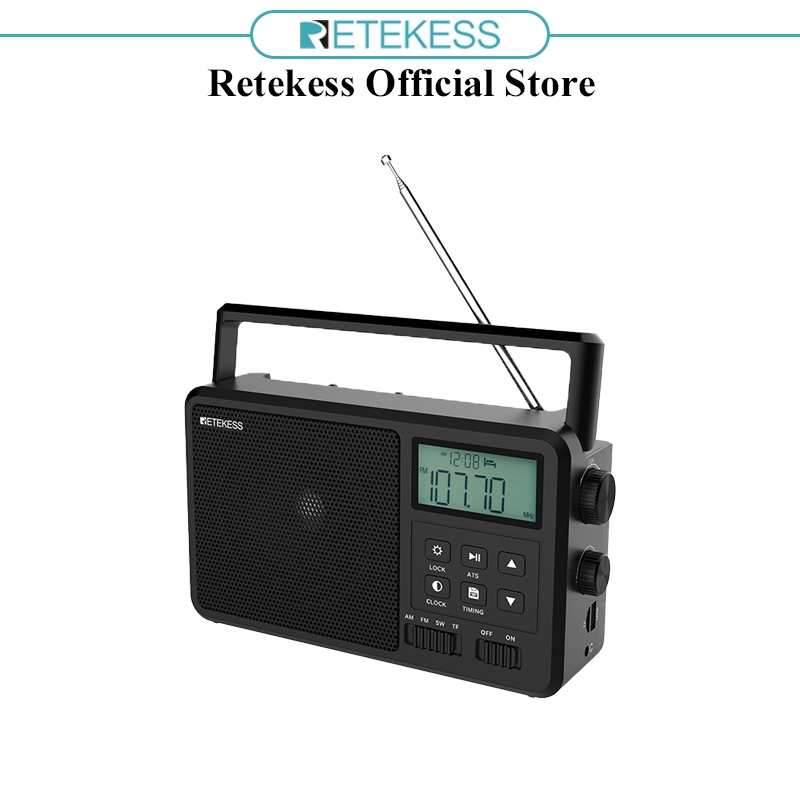 Ảnh Radio bluetooth retekess tr638 Có Màn Hình lcd Cho Người Lớn Tuổi 1