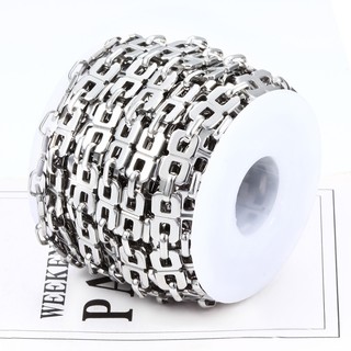 Dây chuyền thủ công tám ký tự bằng thép không gỉ cho phụ kiện trang sức DIY