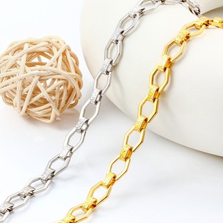 Dây chuyền thủ công đánh bóng vàng 18k bằng thép không gỉ cho trang sức Dây chuyền dập nổi hình thoi