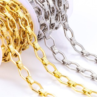 Dây chuyền thủ công đánh bóng vàng 18k bằng thép không gỉ cho trang sức Dây chuyền dập nổi hình thoi