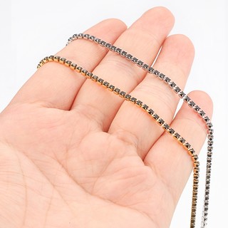 Dây chuyền móng vuốt kim cương bằng thép không gỉ Dây chuyền kim cương đen cho phụ kiện trang sức DIY