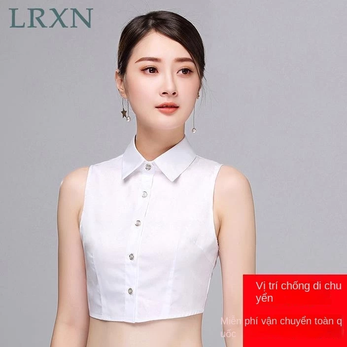 cổ giả áo sơ mi cổ giả sơ mi Cổ Áo Sơ Mi Giả Cổ Búp Bê Phong Cách Thời Trang Thu Đông Cho Nữ áo sơ mi cổ trụ nữ cổ áo sơ mi cổ sơ mi cổ áo cổ sơ mi cho nữ