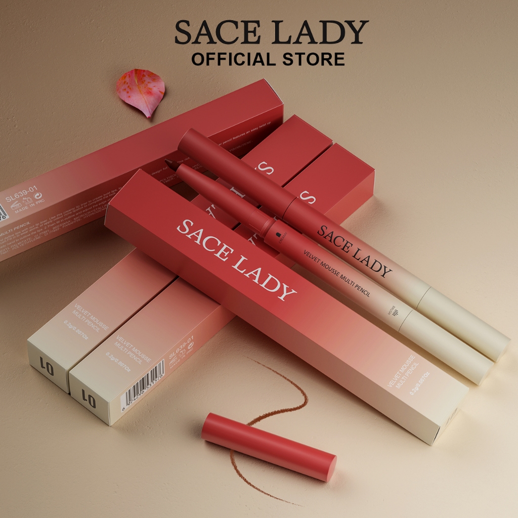 Chì Kẻ Viền Môi SACE LADY Sắc Tố Cao Kết Cấu Mịn Màng Trang Điểm Cho Nữ Da  NăngTrang Diểm Chuyên Nghiệp | Shopee Việt Nam