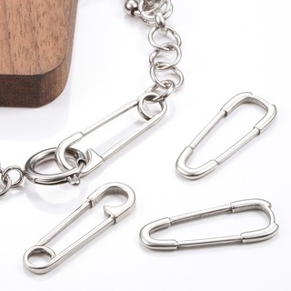 1 / 5 Chiếc Thép Không Gỉ Kẹp Giấy Mặt Dây Chuyền Phụ Kiện Cho DIY Trang Sức Kết Nối Mặt Dây Chuyền Nhỏ