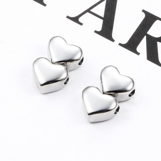 Mặt Dây Chuyền Hình Trái Tim Bằng Thép Không Gỉ Chất Lượng Cao
