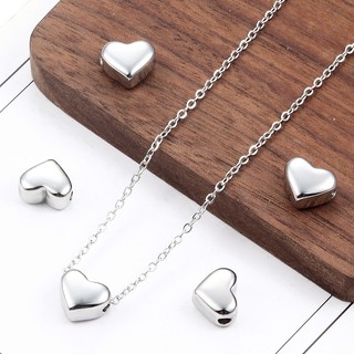 Mặt Dây Chuyền Hình Trái Tim Bằng Thép Không Gỉ Chất Lượng Cao