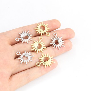 Bộ 20 Mặt Vòng cổ Hợp Kim Hình Mặt Trời Và Mặt Trăng Sáng Bóng Phong Cách Baerbera diy Đơn Giản