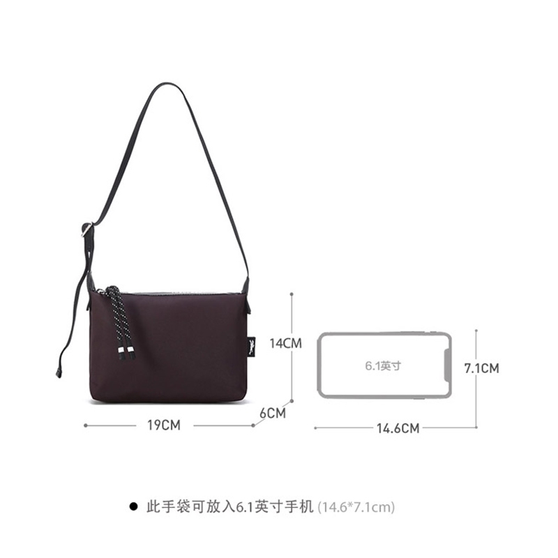 Túi đeo chéo Nylon thân thiện với môi trường Warhorse Túi đeo vai nữ