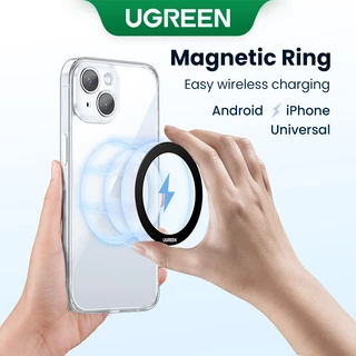 Ugreen Đế Sạc Điện Thoại Không Dây Bằng Kim Loại Hít Nam Châm Cho Iphone 13 12 11 xs