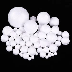 Cuticate Quả Bóng Xốp polystyrene polystyrene Màu Trắng Dùng Làm Đồ Thủ Công diy 1-12CM