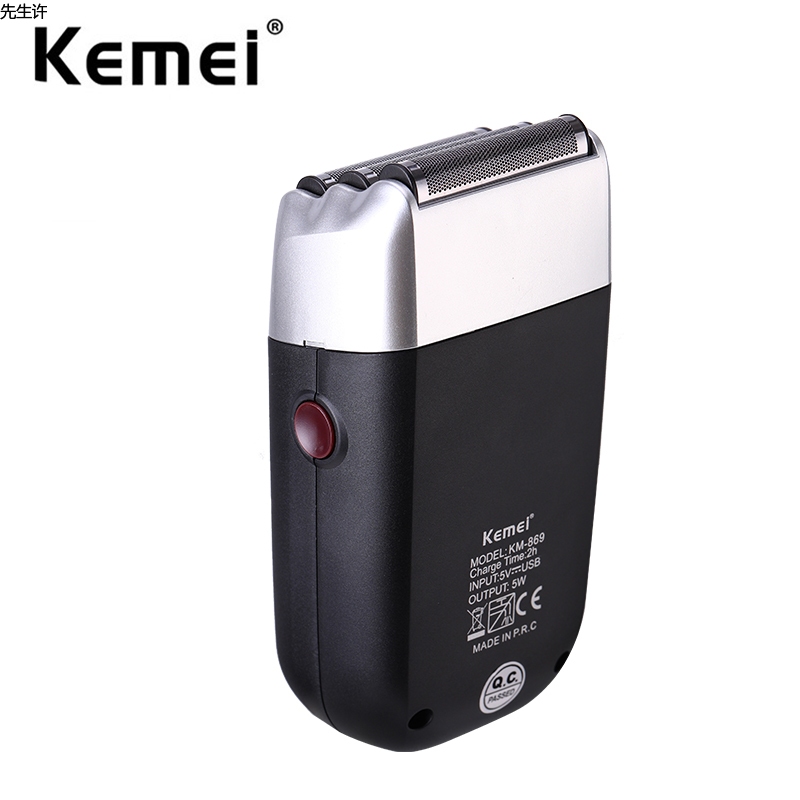 Ảnh Kemei Máy Cạo Râu 3 Lưỡi Dao Cạo Râu Điện Tử Có Thể Sạc Lại Cho Nam 1