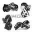 Shimano Bộ Đề Sau Xe Đạp Địa Hình rd-m310 7 / 8 mtb Màu Đen / Bạc