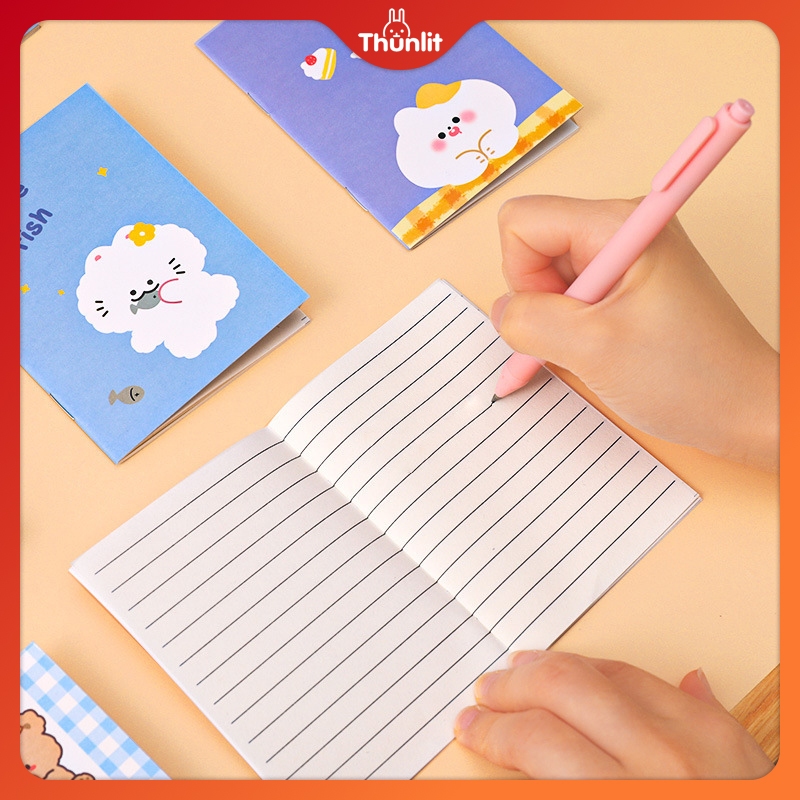 Ảnh 【Giá sỉ】Sổ Tay mini 16 Tấm Họa Tiết Hoạt Hình Dễ Thương Dành Cho Học Sinh Mẫu Giáo 4