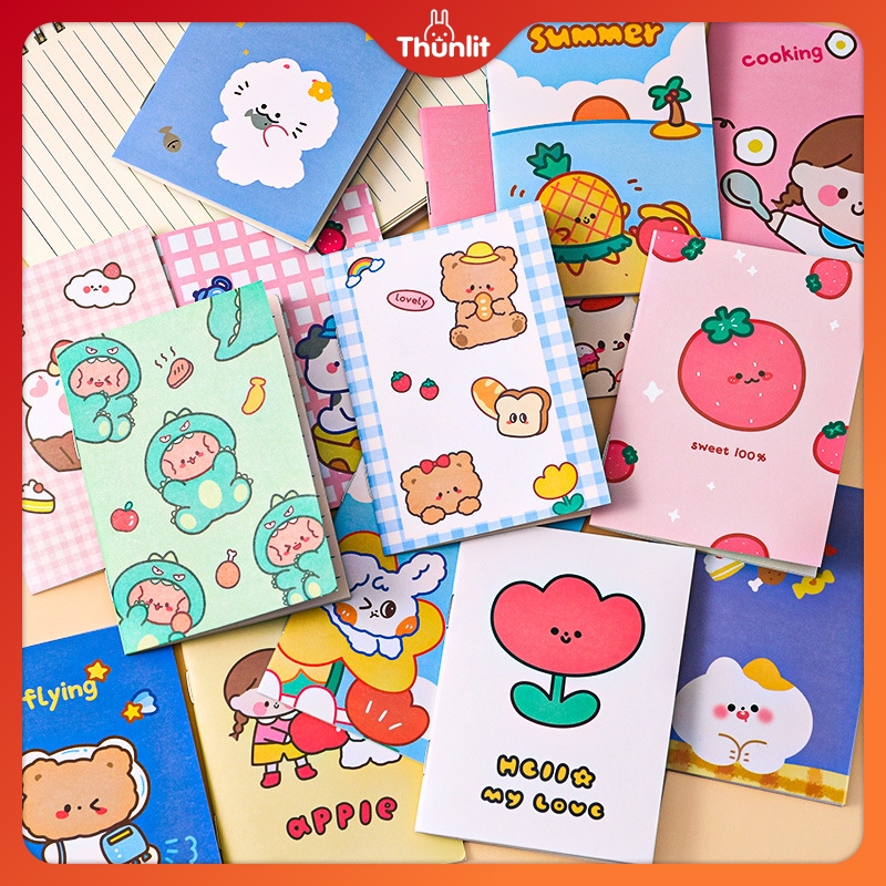 Ảnh 【Giá sỉ】Sổ Tay mini 16 Tấm Họa Tiết Hoạt Hình Dễ Thương Dành Cho Học Sinh Mẫu Giáo 2