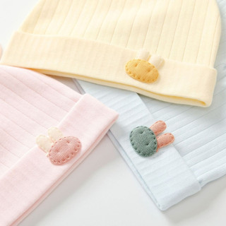 De Mũ cotton Nhẹ In Họa Tiết Tai Gấu Bằng cotton Cho Bé Sơ Sinh