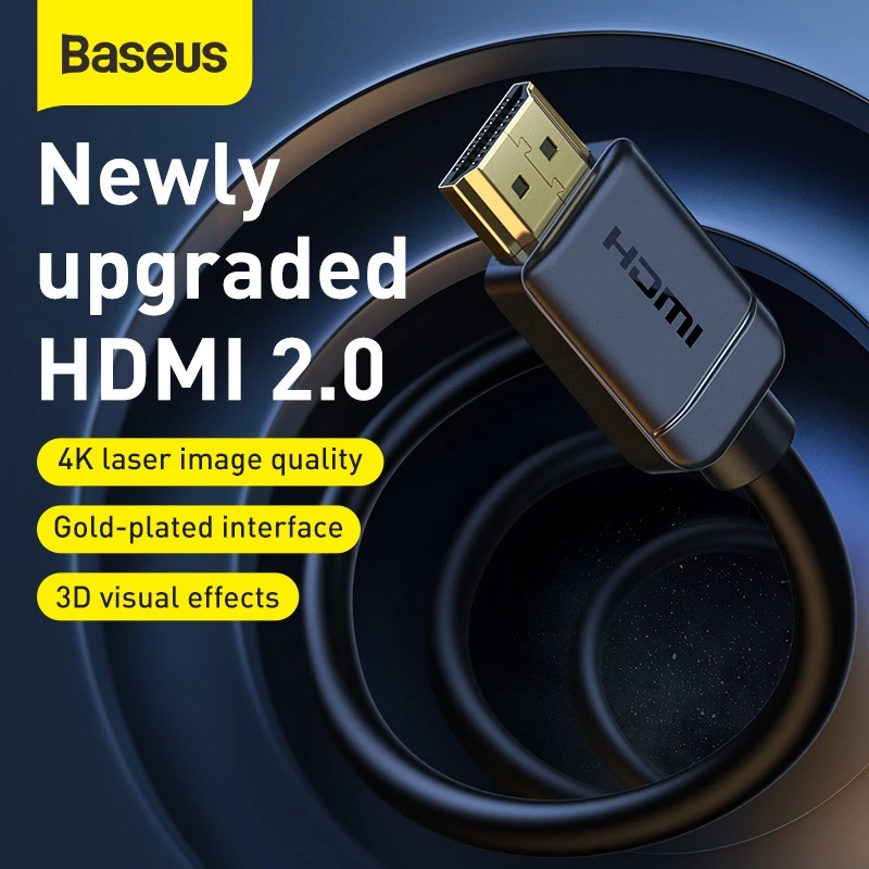 Dây cáp HDMI BASEUS 4K 1080P 60HZ HDR cho TV LCD - AC