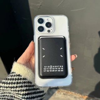 Đen Bao Da Điện Thoại Từ Tính Có Ngăn Đựng Thẻ Cho iphone15pro 15promax 14 14promax 14pro