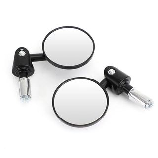 Gương xe máy SEAMETAL hình tròn 16mm gắn tay lái có thể điều chỉnh