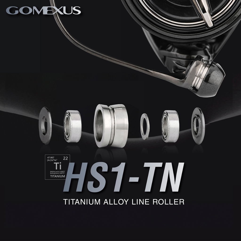 Ảnh Gomexus D109 Con lăn dây máy câu Shimano hợp kim titan Vòng Bi Thích Hợp Quay Câu Cá Phụ Kiện Mịn Xoay Cao Độ Cường Lực Cao 1