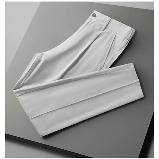 DICHUANGZHE Quần tây nam thẳng thời trang Hàn Quốc, vest công sở quần chín điểm