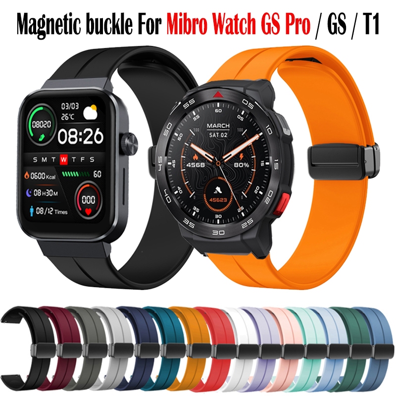 Mibro GS Pro Dây Đeo Silicon Mềm Khóa Nam Châm Cho Đồng Hồ Thông Minh ...