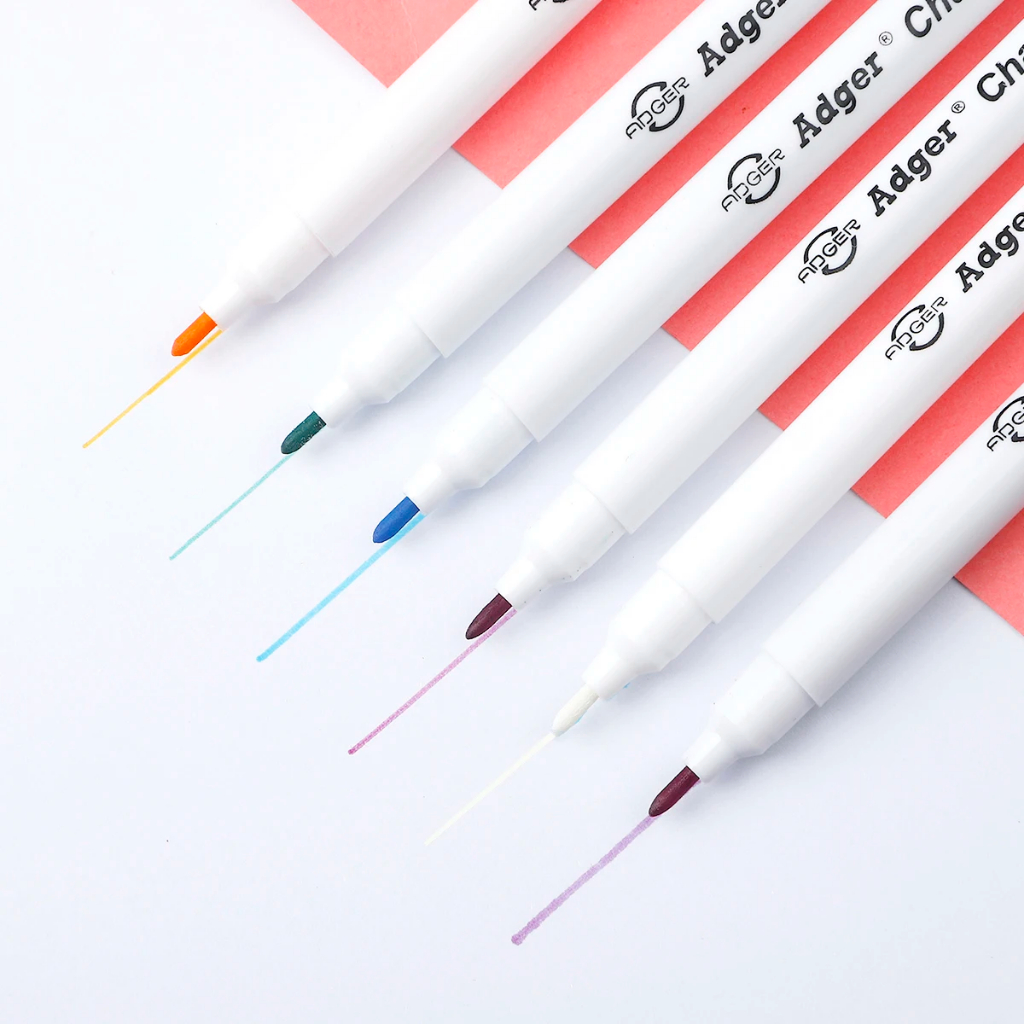 3 Chiếc Biến Mất Có Thể Xóa Được Mực Vải Bút Đánh Dấu Cho DIY Dụng Cụ May Trang Phục Thêu Chữ Thập Màu Đơn Giản Màu Sắc Tươi Sáng Dễ Giặt TJ4407