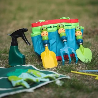 Bộ Dụng Cụ Làm Vườn mini Bằng Sắt Hình Sâu Bướm / Sâu Bướm / Hoa Cho Trẻ Em