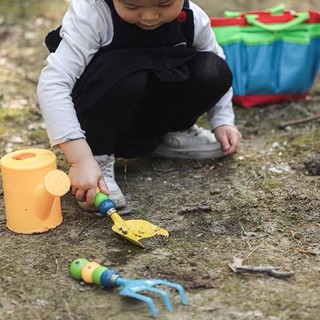Bộ Dụng Cụ Làm Vườn mini Bằng Sắt Hình Sâu Bướm / Sâu Bướm / Hoa Cho Trẻ Em