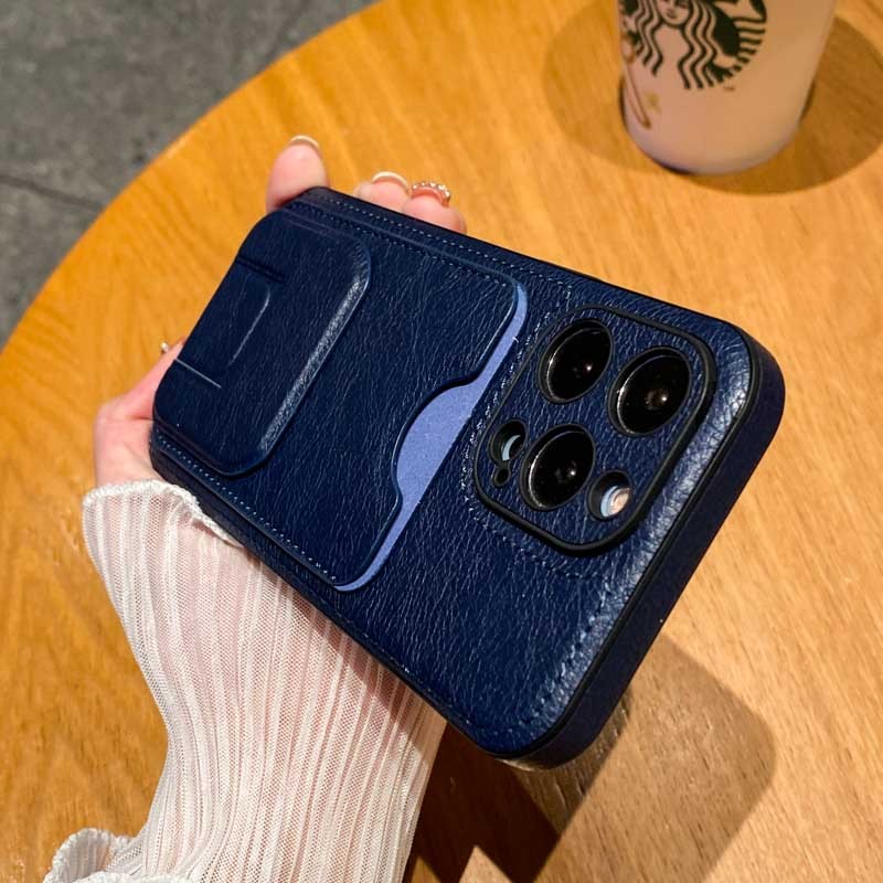 Ốp Điện Thoại Da pu Có Ngăn Đựng Thẻ Đa Năng Cho iphone 15 pro max 14plus 14pro 15pro max 15 plus