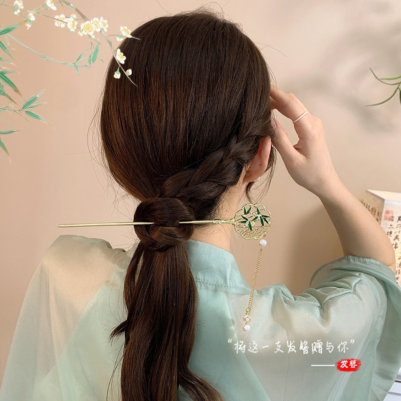 Trâm Cài Tóc Tua Rua Hoa Phong Cách Cổ Điển Cao Cấp Cho Nữ zhang qipao