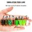 Mồi Câu Cá Giả Hình Ếch Mềm 2.5cm / 3.4g 2 Móc