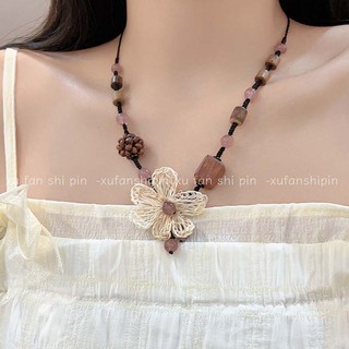 Vòng Cổ Hoa Phong Cách Dân Tộc retro Thời Trang Cho Nữ