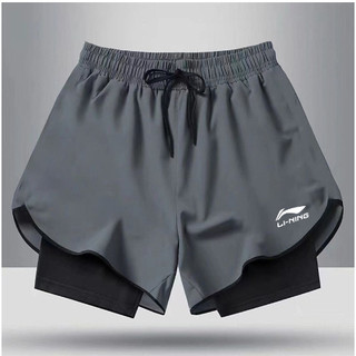 Li ning Quần Short Thể Thao 3 / 4 Nhanh Khô Cho Nam Nữ Chơi Cầu Lông / tennis