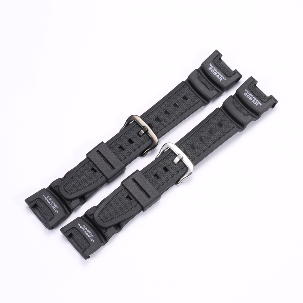 Cinturino Di Ricambio BBZ In Gomma Per Casio G-Shock SGW-100, Impermeabile, 145+80 Mm, Nero, Fascetta Sportiva - 3