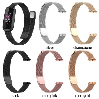 Dây Đeo Kim Loại Từ Tính Thay Thế Cho Đồng Hồ Thể Thao fitbit luxe