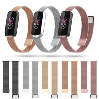 Dây Đeo Kim Loại Từ Tính Thay Thế Cho Đồng Hồ Thể Thao fitbit luxe