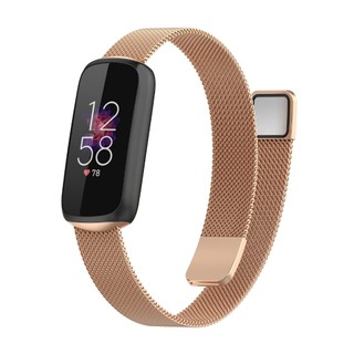 Dây Đeo Kim Loại Từ Tính Thay Thế Cho Đồng Hồ Thể Thao fitbit luxe