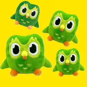 Rytanda Duolingo plush toy Thú nhồi bông hình chú cú xanh lá Duolingo kỷ niệm 10 năm làm quà tặng đồ chơi cho trẻ em